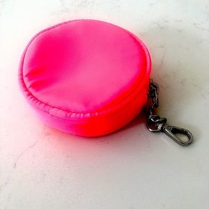 Neon Pink Mini Coin Purse